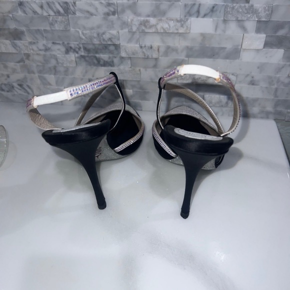 Rene Caovilla Black & White Slingback size 37 7B - Picture 4 of 12